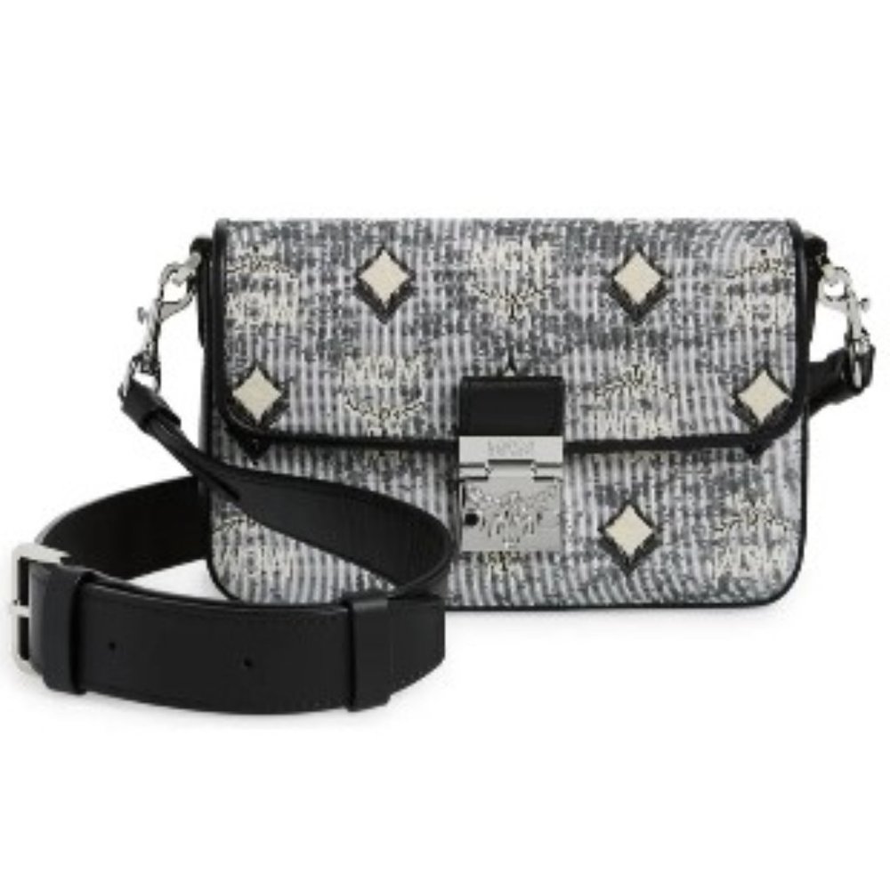 Small Jacquard Crossbody Bag MCM - Picture 2 of 4